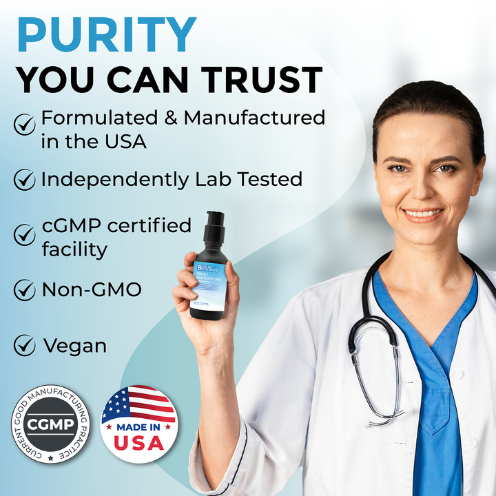 Blue Sky Bioscience Nano Glutathione | Ultra Absorbable Antioxidant for Detox Support, Immune Health and Healthy Gums | Blue Sky Bioscience Nano Glutathione | Ultra Absorbable Antioxidant for Detox Support, Immune Health and Healthy Gums |